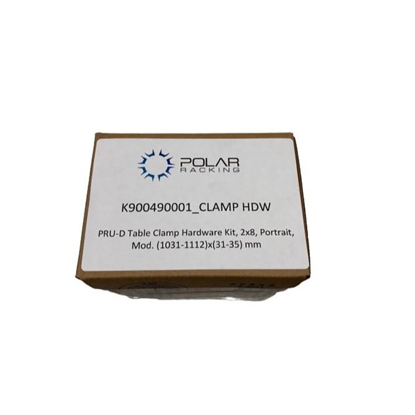 Polar Racking Core Flex Table Clamp Hardware kit for 31-35mm Module Height